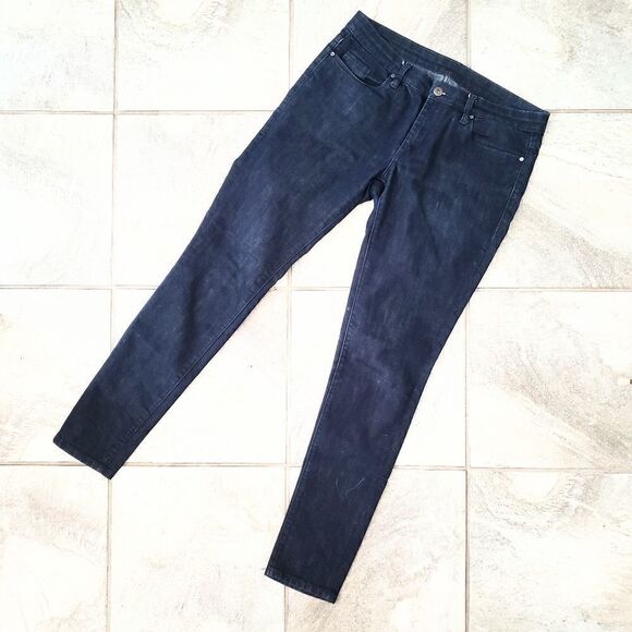 Blank NYC Dark Wash Skinny Jeans Size 32 Waist - Picture 1 of 6